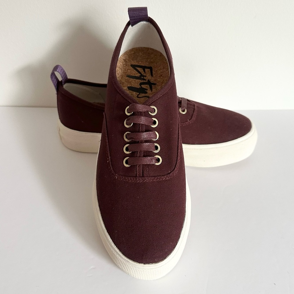 Eytys Mother Unisex Deep Purple Canvas Sneakers